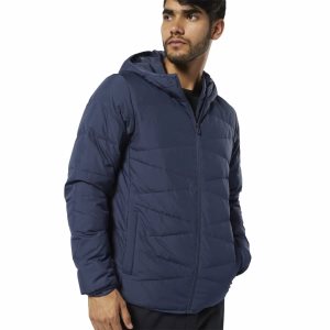 Reebok Outdoor Lightweight Down Jacke Herren - Navy - DE 043-TXW